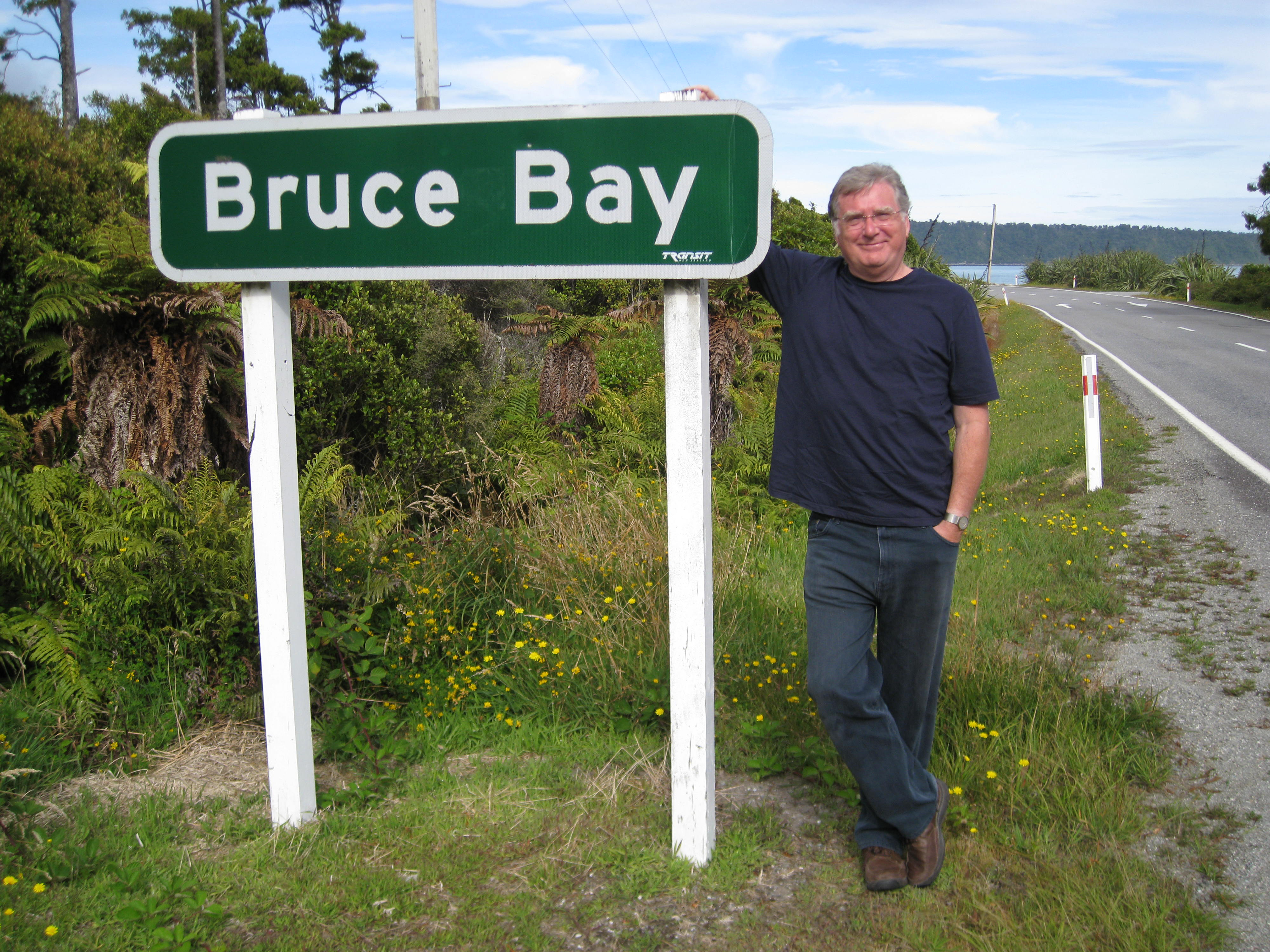 Bruce Hammal at Bruce Bay